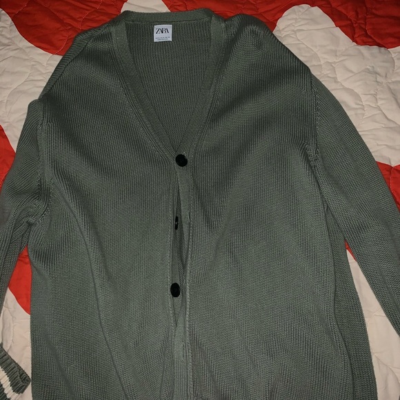 Zara Other - Zara Men’s Olive Cardigan